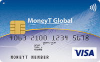Visaトラベルプリペイドカード　MoneyT Global