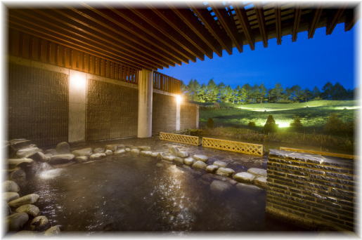 プレジデントリゾートホテル軽井沢で満点の星空のもと天然温泉で湯治ができます