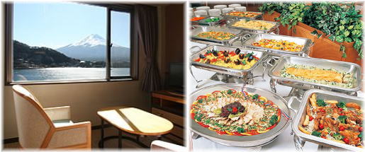 富ノ湖ホテルのお部屋と食事